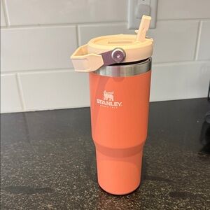 Stanley Peach and Cream Travel Mug